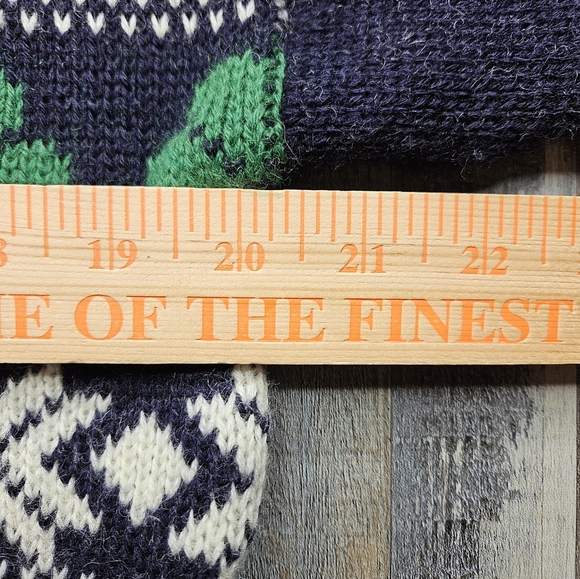 Blarney Castle Designs Sweater Medium Shamrocks Wool Fairisle - Picture 14 of 14